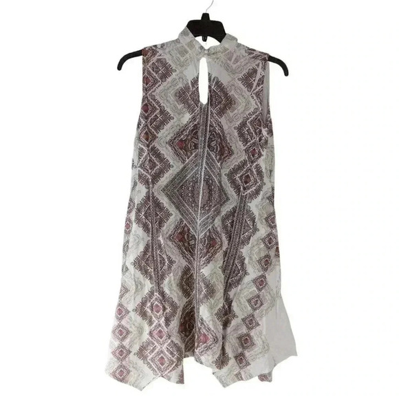 Altar'd State Women's  Multicolor Keyhole V Neck Sleeveless Dress  Sz Large - Picture 2 of 9